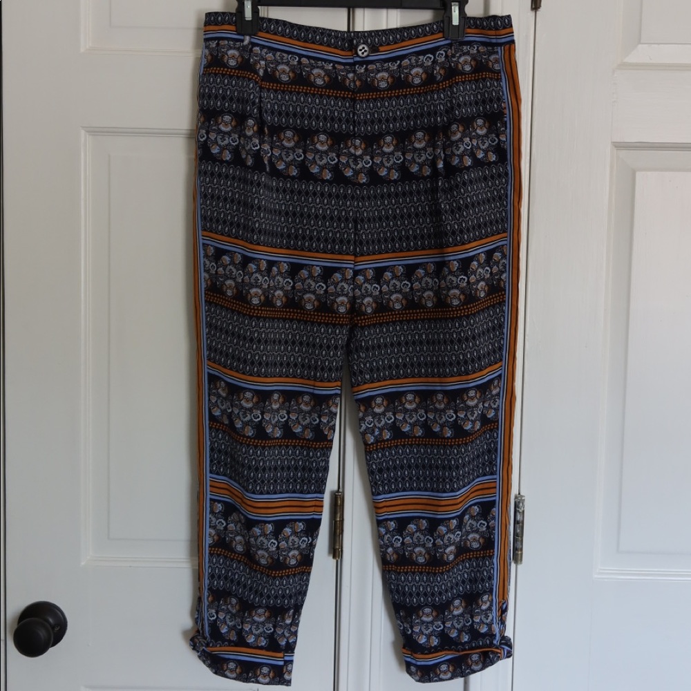 Anthropologie - Elevenses Silk Pants
